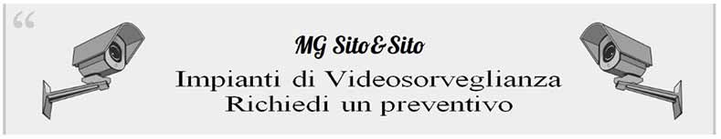 Impianti di videosorveglianza